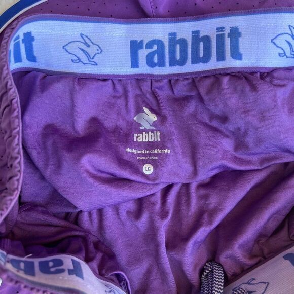 Rabbit Running Women's Repeats 2" Meadow Violet Size Large NWT - Picture 3 of 5